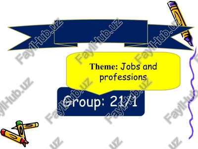 jobs and professions — PPT
