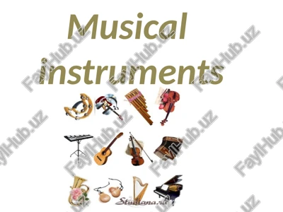 musical instruments — PPTX