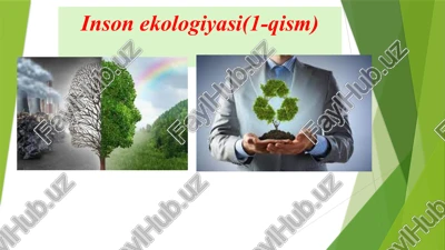 insonekologiyasi(1-qism) — PPTX