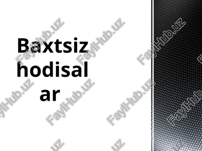 baxtsizhodisalar — PPTX