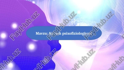 ko`rish psixofiziologiyasi — PPTX