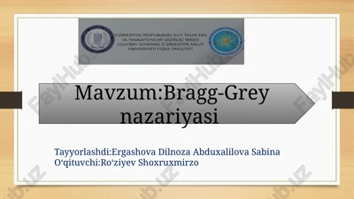 bragg-greynazariyasi — PPTX