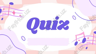 quiz — PPTX