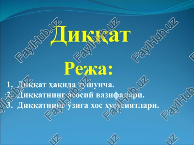 diqqat — PPTX