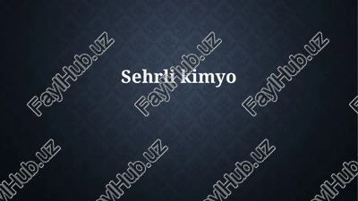 sehrlikimyo — PPTX