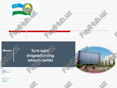 to‘rttaktli dizel va karbyuratorli dvigatellarning ishlab chiqarilishi tartibi — PPTX