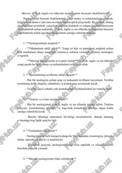 neologizmlar bazasini shakllantirish — PDF