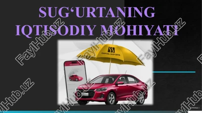 sug‘urtaning iqtisodiy mohiyati — PPTX