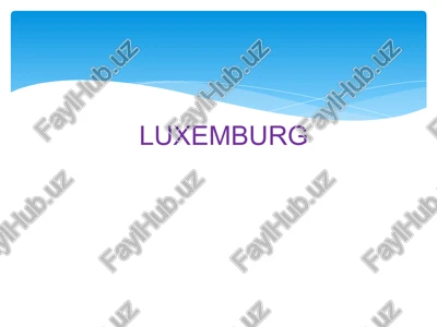 luxemburg — PPTX