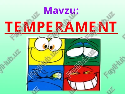 temperament — PPT