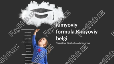 kimyoviy formula.kimyoviy belgi — PPTX