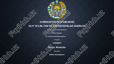muskullar — PPTX
