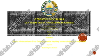 oʻrta asrlarda oʻrta osiyodagi tabiat haqidagi tushunchalarning rivojlanishi — PPTX