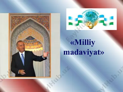 milliy madaviyat — PPTX