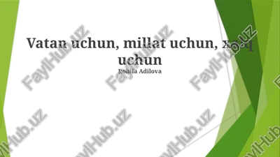 vatanga muhabbat — PPTX