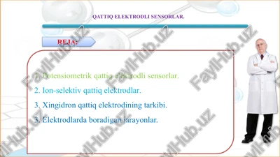 qattiq elektrodli sensorlar — PPTX