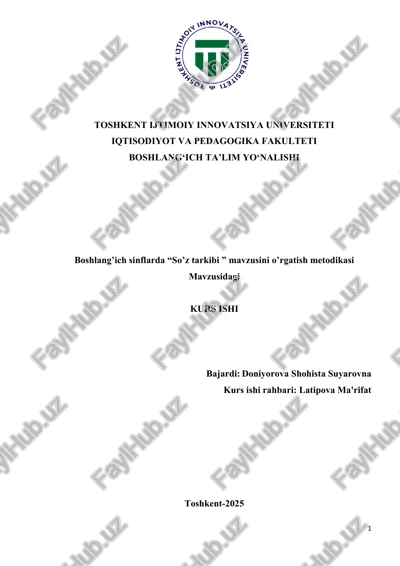 so’z tarkibi — DOCX