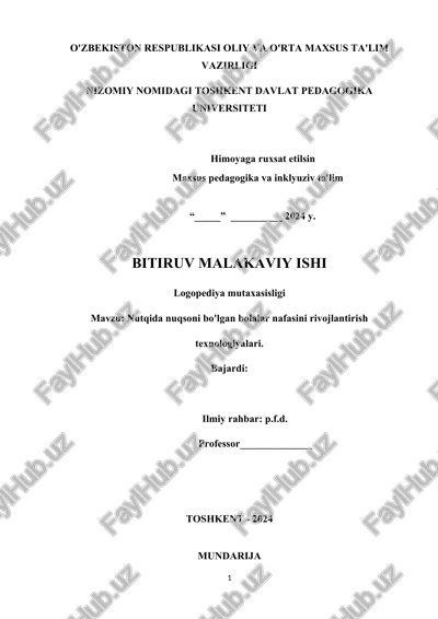 bitiruv malakaviy ishi — DOC