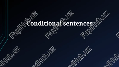 conditional sentences — PPTX