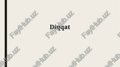 diqqatning turlari — PPTX