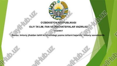 imlo tahlili — PPTX