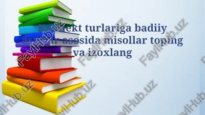 konflikt turlari: san'at asarlari orqali namoyon bo'lishi — PPTX
