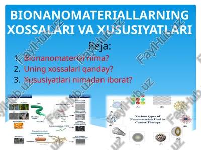 various types of nanomaterials used in cancer therapy — PPTX
