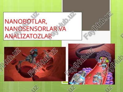 nanobotlar, nanosensorlar va analizatozlar — PPTX