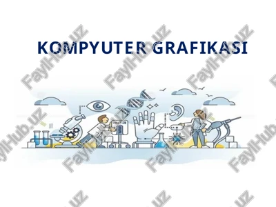 kompyuter grafikasi — PPTX