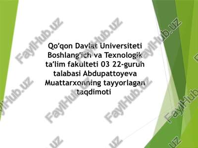 o'qituvchi pedagogik faoliyatida kommunikativ qobiliyatining o‘rni — PPTX