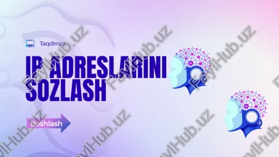 ip adreslarini sozlash — PPTX