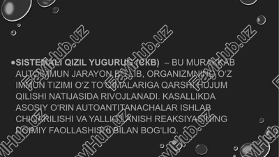 sistemali qizil yugurug — PPTX
