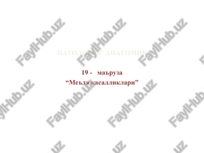 patologik anatomiya — PPT