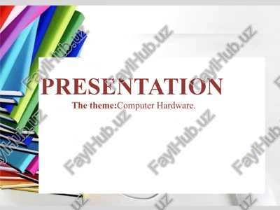 computer hardware — PPTX