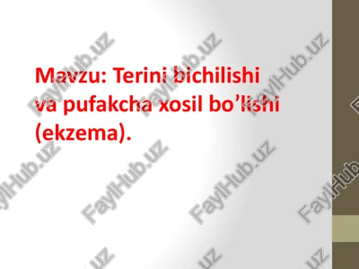 terinibichilishivapufakchaxosilbo’lishi — PPTX