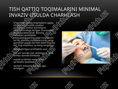 o'tganasrqattiqto'qimalarniqaytaishlash — PPTX
