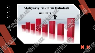 moliyaviy risklarni boshqarish usullari — PPTX
