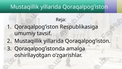 qoraqalpog’iston — PPTX