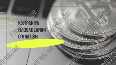 maqsadlarni belgilashning asosiy prinsiplari va metodlari — PPTX