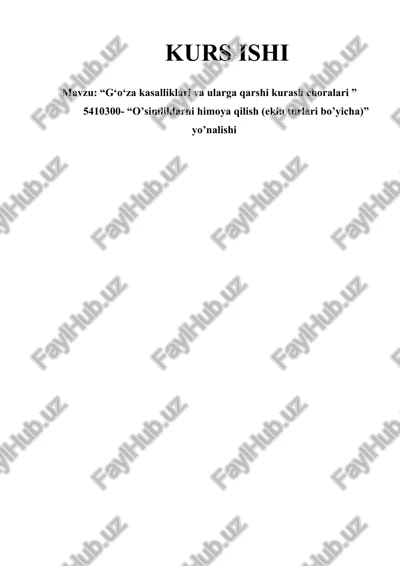 o‘simliklarni himoya qilish (ekin turlari bo‘yicha) — DOCX