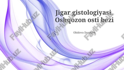 jigar gistologiyasi — PPTX