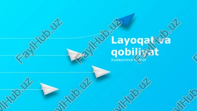 layoqat va qobiliyat — PPTX