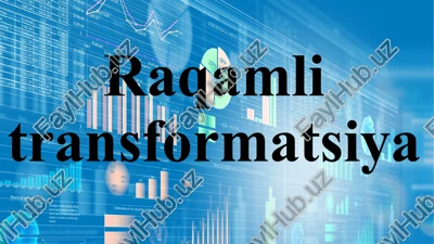 raqamli transformatsiya — PPT