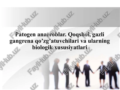 patogen anaeroblar — PPTX
