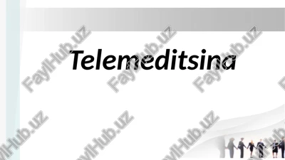 telemeditsina — PPTX