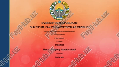 muqimiyning hayoti va ijodi — PPTX
