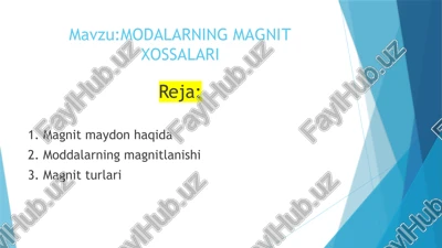 moddalarning magnitlanishi — PPTX