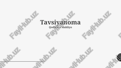 tavsiyanoma — PPTX