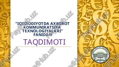buxgalteriya sektorini raqamlashtirish samaradorligi. — PPTX