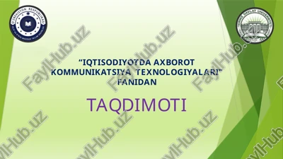 oracle ma’lumotlar bazasini boshqarish tizimlarining ishlash texnologiyasi. — PPTX
